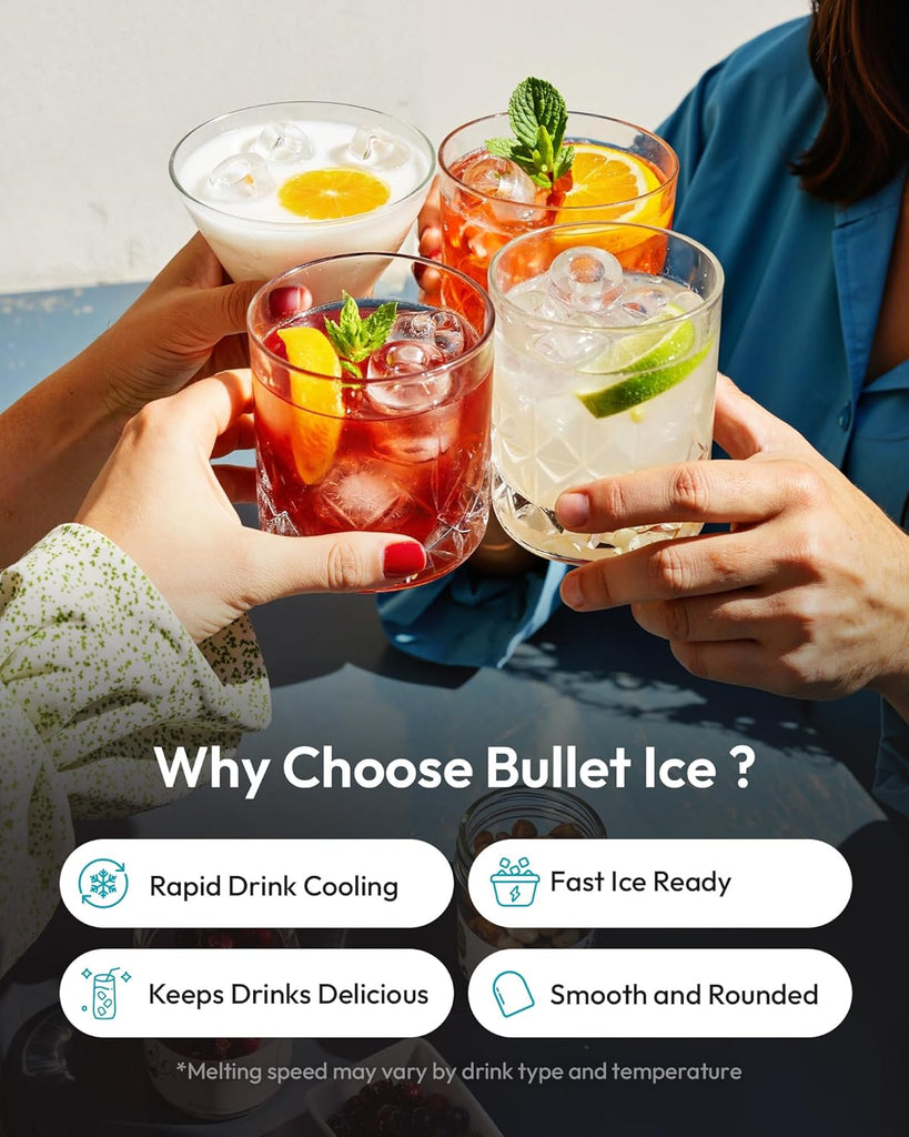 Ice Maker Countertop, 9 Cubes Ready in 6 Mins, 26lbs/24H, Self-Cleaning, Portable Ice Maker Machine with Carry
