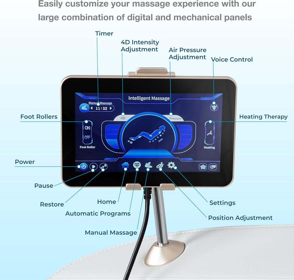 Haven 4D. Massage Chair Full Body, AI Health Detection, Intelligent Voice Control, Body Scan Technology, SL Track