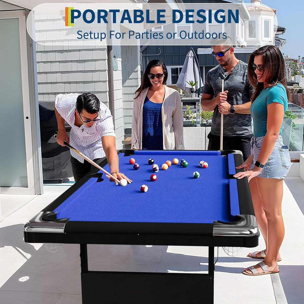 7 Billiards Table, Adults Folding Billiards Tables, Portable Pool Table, Pool Tables Set