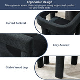 Modern Dining Chair Set of 2 / Living Room Chairs, Fabric Armchair