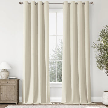 Birch Blackout Curtains 90 Inches Long 2 Panels