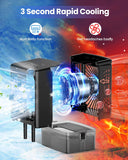 Mini Air Conditioner,Portable Air Conditioners,Evaporative Air Cooler Humidifier, 3 Speed Quiet Personal Cooling Fan