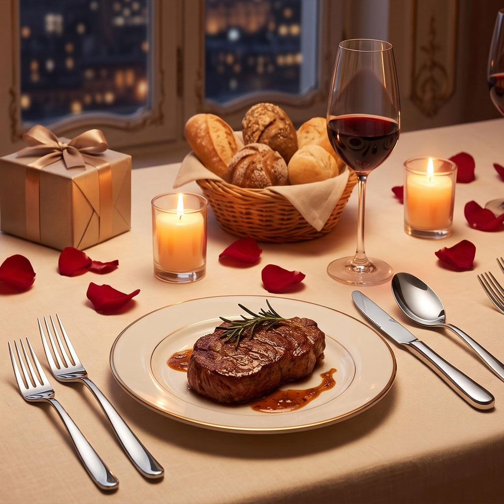 40-Piece Heavy Duty Silverware Set for 8, Stainless Steel Flatware