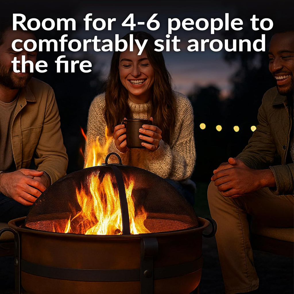 29 Inch Fire Pit - Wood Burning