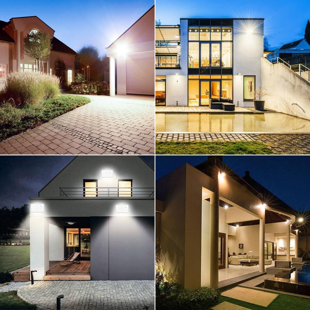 200W Led Outdoor FloodLight, Exterior Flood Lights, Led Stadium Lights, Plug in Flood Light, for Yard, Garden