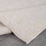 Easy Jute Off White Rug 5x7 Solid Washable Durable Outdoor Indoor Area Rugs for Living Dining Room P