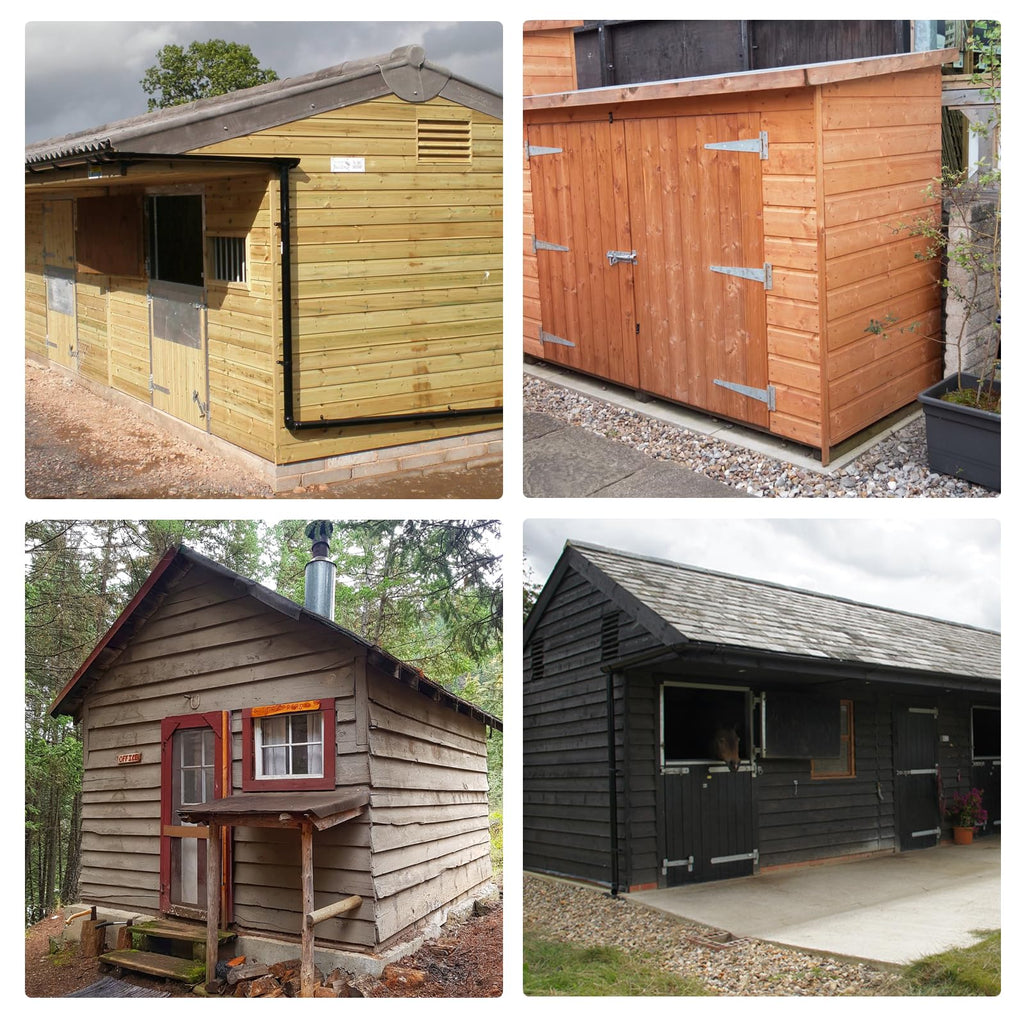 Door Hardware Kit - Complete Gate Set with Hinges, Latch, Lock & Handle for Your Shed Door