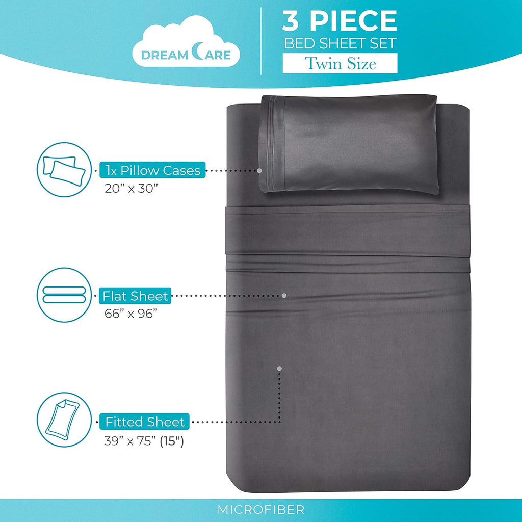 Queen Sheets - 6 pcs Breathable Cooling Sheets Queen - up to 15" - Set of 6