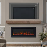 49" Wall-Mount or Recessed Electric Fireplace Insert