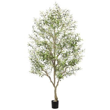 Faux Olive Tree 9ft - Artificial Olive Tree Indoor Decor