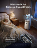Portable Air Conditioner 515S, 12000 BTU ASHRAE (8000 BTU DOE) Smart AC Unitwith Drainage-free Cooling