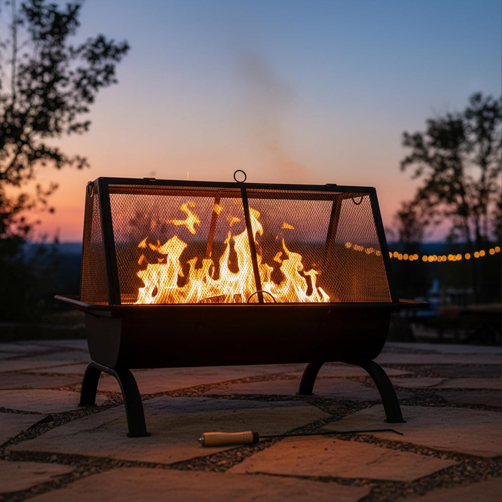36-Inch Northland Steel Outdoor Fire Pit with Grill