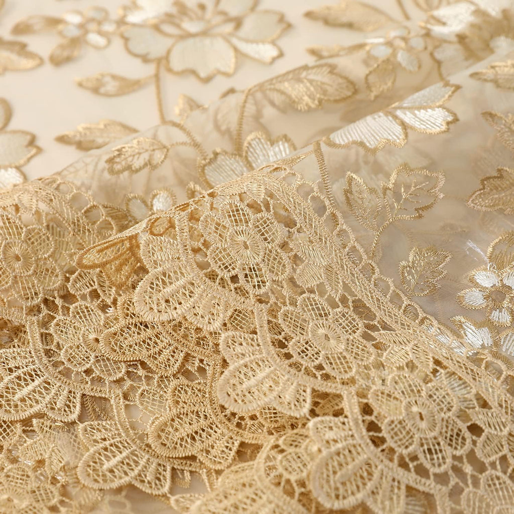 Lace Embroidered Rectangle Tablecloth - Boho Table Cloth Rustic Fabric Retro Lace Tablecloth Picnic 
