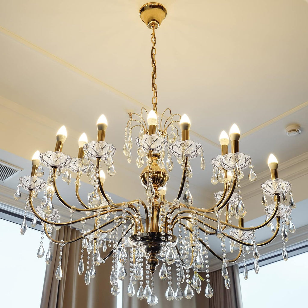 6 Pcs Chandelier Bobeche with 4 Side Holes Bobeches for Chandelier Crystal Replacement 4 Inch Small Bobeche Cups