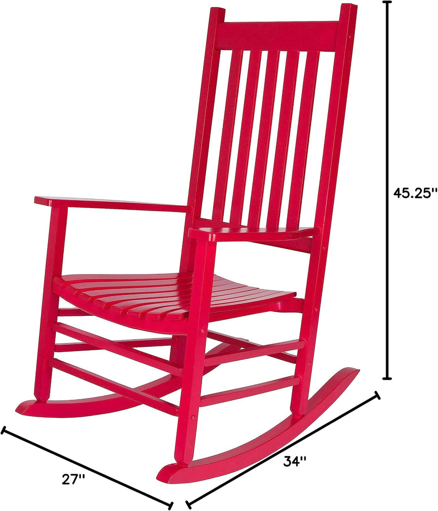 Vermont Porch Rocker - Chili Pepper
