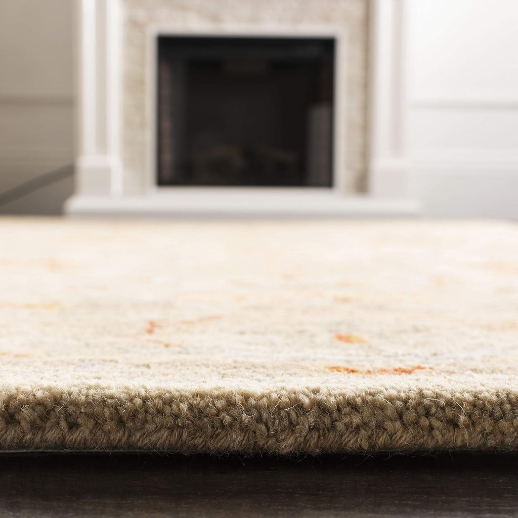 Antiquity Area Rug - 9' x 12', Beige & Multi, Handmade Traditional Oriental Wool