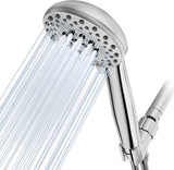 High Pressure Shower Head with Powerful Shower Spray & 59'' Stainless Steel Hose, 5 Spray Modes