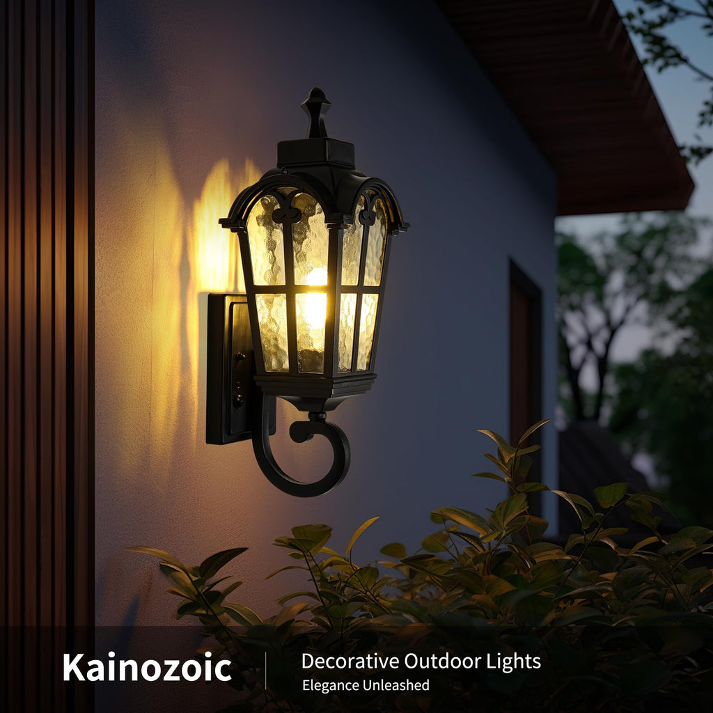 Motion Sensor Dawn to Dusk Outdoor Sensor Light Fixture Waterproof Porch Lights Anti-Rust Exterior Lighting Outdoor