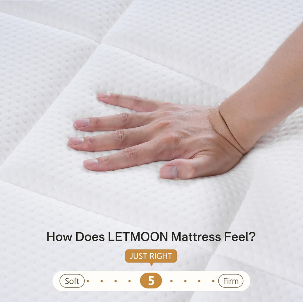 California King Mattress, 14 Inch Luxury Hybrid Cal King Mattress | 2026 Upgraded Cooling Gel Memory Foam, Zoned
