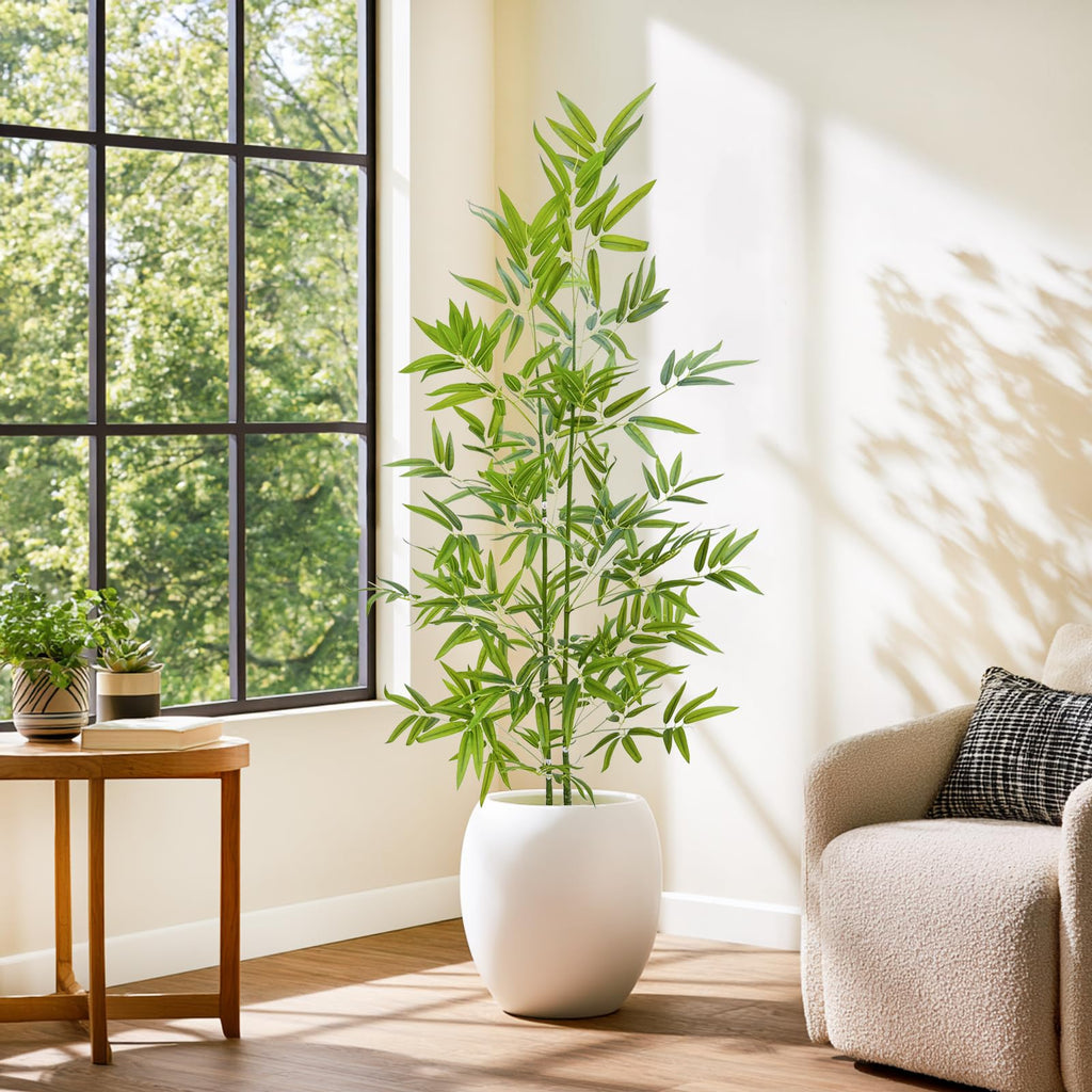 Artificial Dragon Scale Bamboo Tree 5 ft with Pot