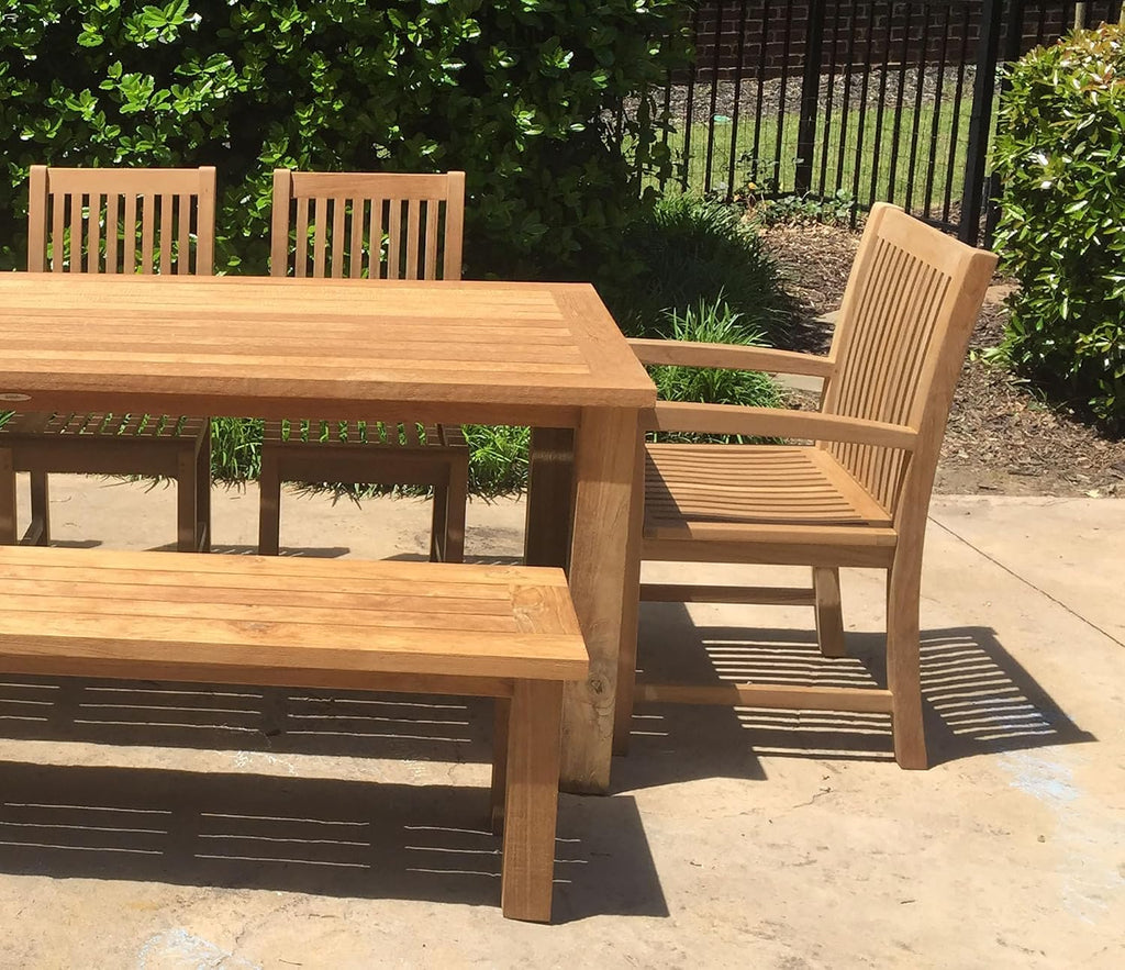 Royal Teak Arm Chair, Natural