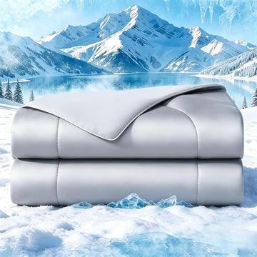 Summer Cooling Comforter Queen, Ultra Cooling Blankets for Hot Sleeper