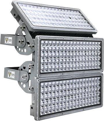 42000LM Stadium Lights Outdoor LED Flood Light 300W 6500K IP67 Waterproof 1500 Watt Equivalent with 3 Adjustable
