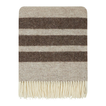 Wool Blanket/Throw | 100% New Zealand Wool | Perfect and Outdoors | Virgin Wool Blanket with Fringes 55"x79"(140 x