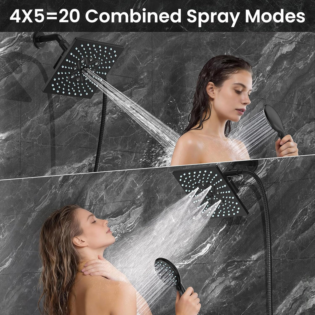 High Pressure Rain Shower Head with Handheld