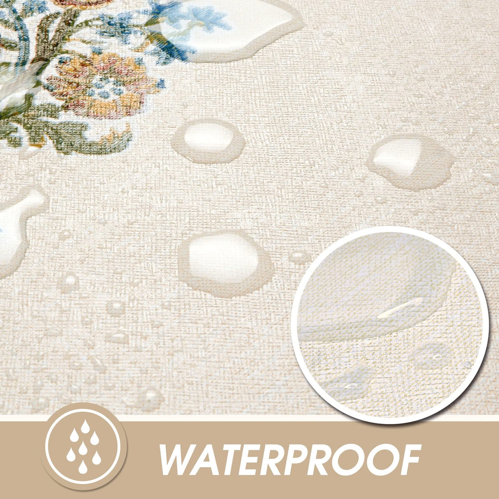 Waterproof Square Vinyl Tablecloths 54x54 Inch