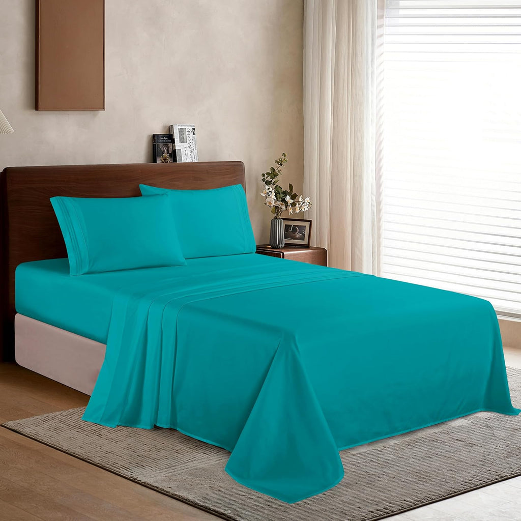 Elegant Comfort Luxury Soft 1500 Premier Egyptian 4-Piece Premium Hotel Quality Wrinkle Resistant Coziest Bedding