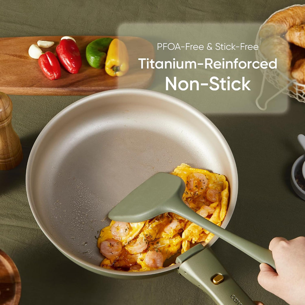 19 Pcs Pots and Pans Set, Nonstick Cookware Sets with Detachable Handle, Oven Safe, Cookware Non Stick Cooking Set