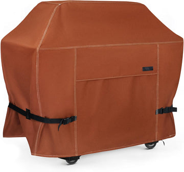 Grill Cover Grill 56 Inch Waterproof Heavy Duty, Brown