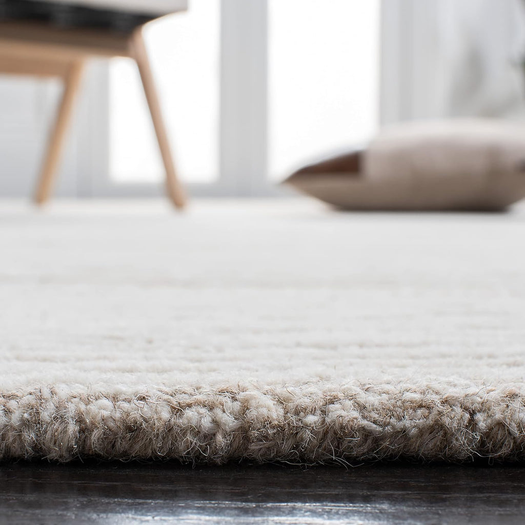 Metro Area Rug - 10' x 14', Natural & Ivory, Handmade Modern Wool
