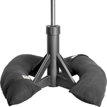 DUC 100lbs Patio Umbrella Base | Wobble-Free Outdoor Umbrella Base | Easy to Move Umbrella Stand Outdoor Base and