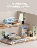 Portable Air Conditioner 516S, 14000 BTU ASHRAE (10000 BTU DOE) Smart AC Unitwith Drainage-free Cooling