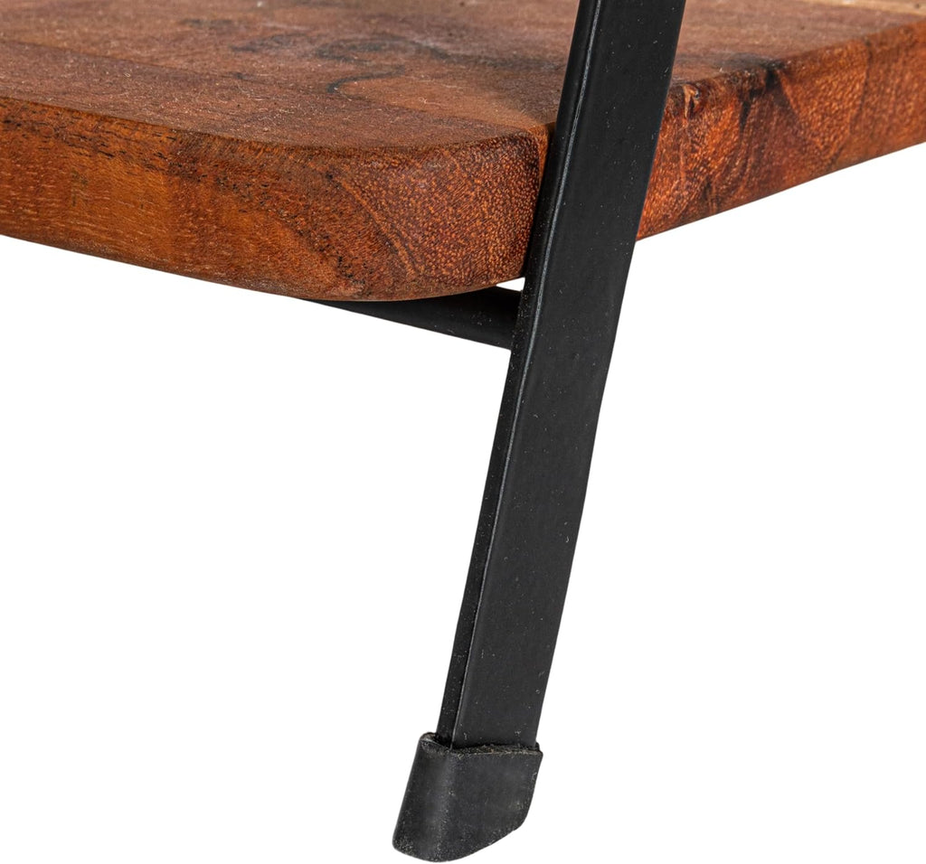 Acacia Wood 2-Tier Serving Stand