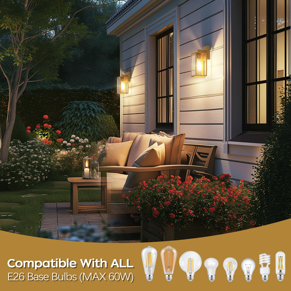 Outdoor Exterior Lighting Fixture, Waterproof Front Porch Lights