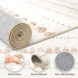10x14 Area Rugs Living Room: Washable Boho Large Neutral Modern Soft Stain Resistant Farmhouse Indoo