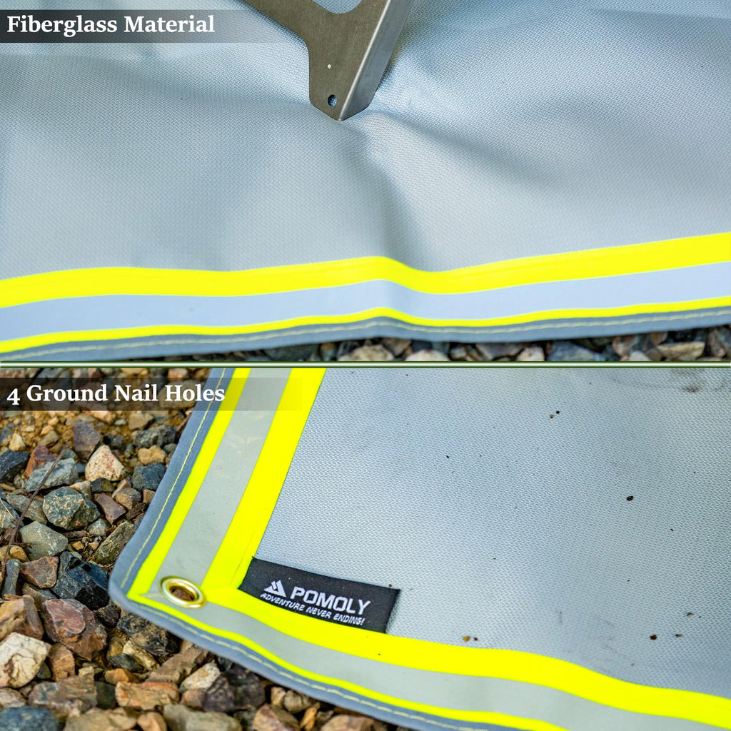 Fire Pit Mat, Fireproof Mat Visible at Night-Great for Deck Fire Pit Base, Patio Fire Pits Pad for Outdoor Wood