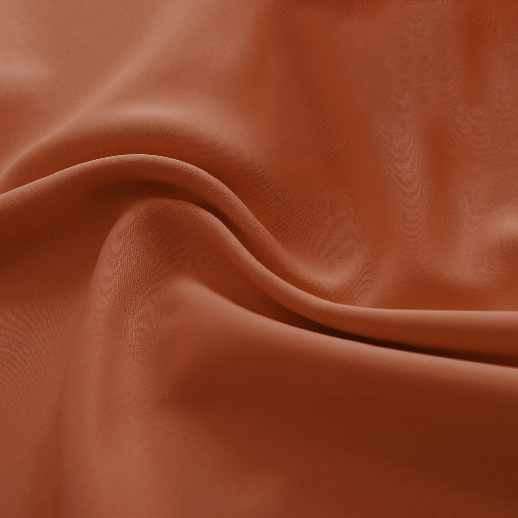 Long Blackout Curtains, Length Thermal Insulated Energy Saving Curtain for Large Window Door (Burnt Orange 52" x 96"