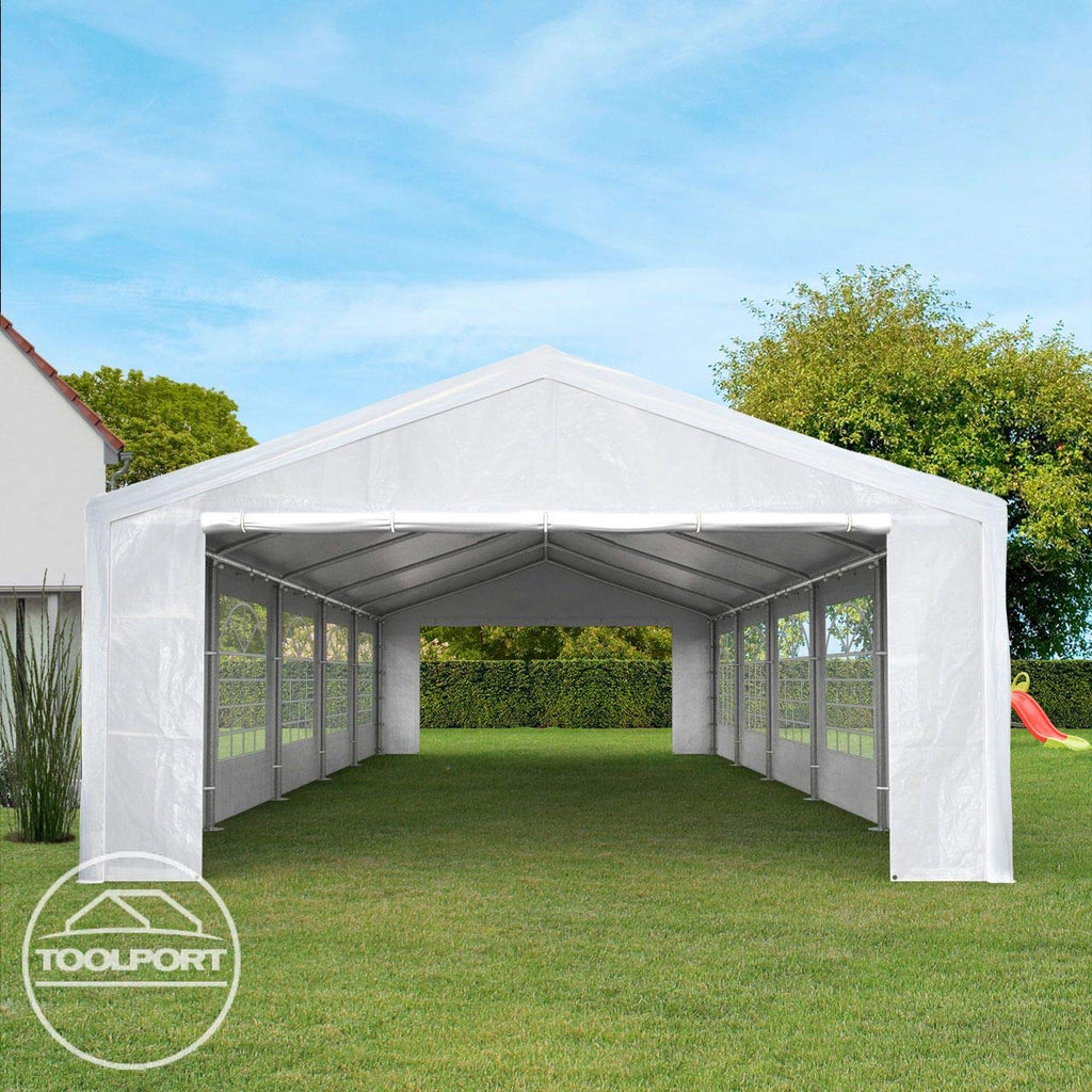 10x7 ft Canopy Party Tent, White