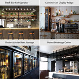 BODEGACOOLER Commercial Bar Cooler With 3 Glass Doors,11.4 Cu.Ft Under Counter B