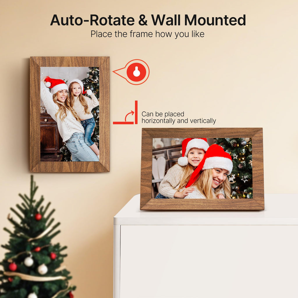 Uhale 10.1" Digital Photo Frame 32GB Storage WiFi Electronic Picture Frames