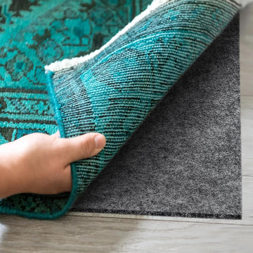 9x12 FT Non Slip Rug Pad Waterproof Cushioned Felt Rug Pad for Hardwood Floors 1/8" Thick Soft Carpet Pad - Set of 108