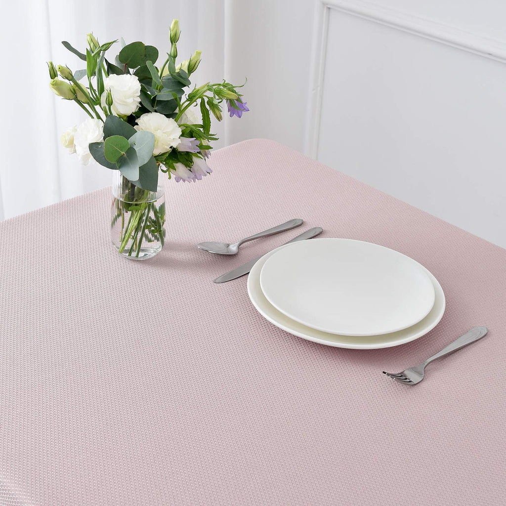 Jacquard Tablecloth Stain Resistant Waterproof Wrinkle Resistant Spillproof Washable Soft Textured Table Cloth