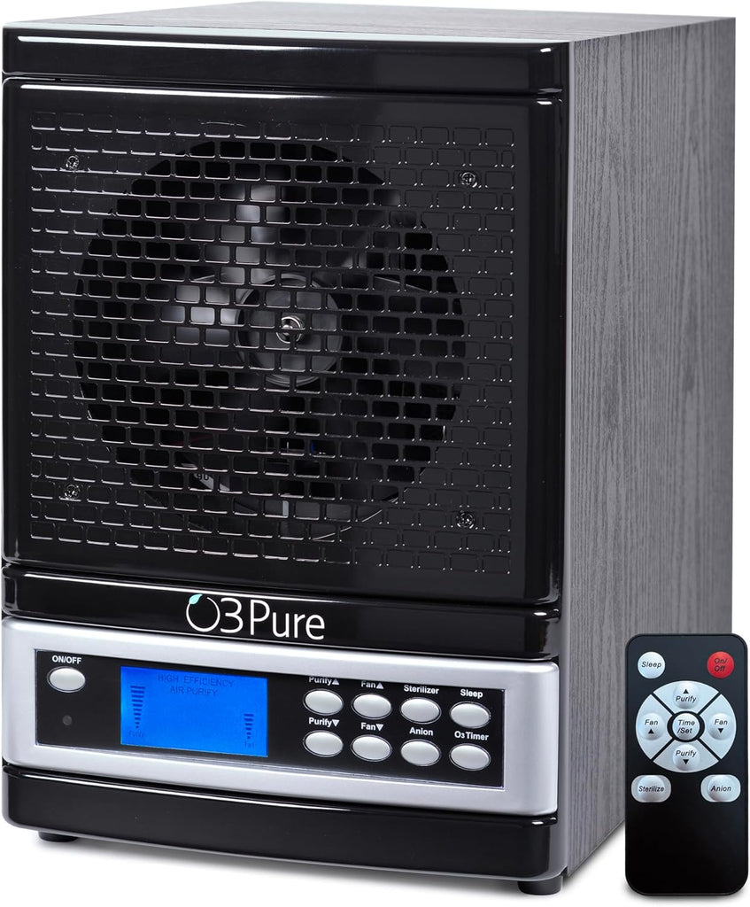 Whole Home Ozone and Ionizer Air Purifier with UV HEPA PCO and Carbon Filtration