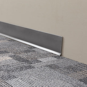 Smoke Gray Vinyl Cove Wall Base Molding Trim 4x48-30 Pieces