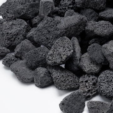 Large Lava Rocks for Fire Pit, 10lb, 1-3 inch, Black