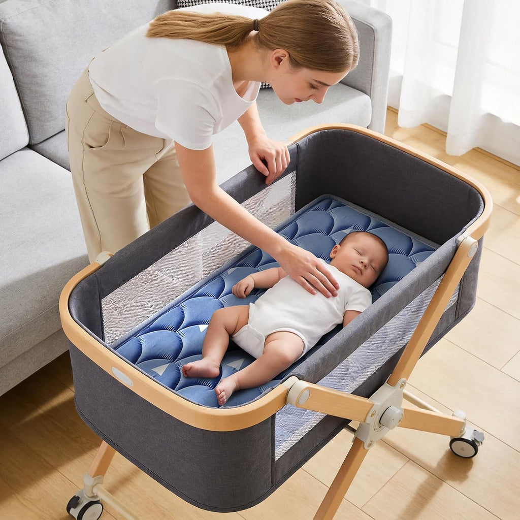 Baby Bassinet Mattress 47x 23.6 inches- Firm Support and Comfort Premium Foam,Noiseless and Odorless,Hypoallergenic